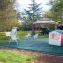 Coin jeux pour les enfants en vacances au Domaine Lalande