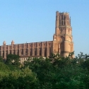 Cathédrale Sainte Cécile d'Albi, vue de la rive droite du Tarn