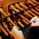 Castres, clavier du carillon de Notre Dame de la Plate