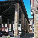 Cordes sur Ciel la place de la Halle