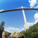 Le Viaduc de Millau dans sa bulle